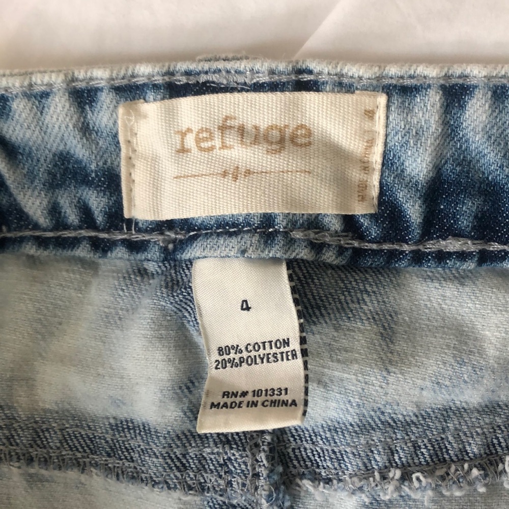 ACID WASH DENIM SKIRT - Picture 8 of 8